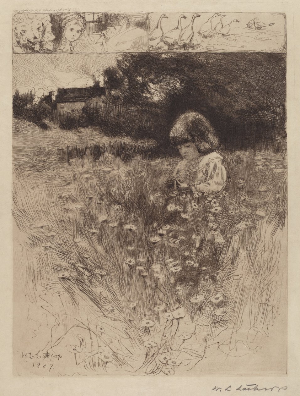 Le Petit Chaperon rouge - William Langson Lathrop