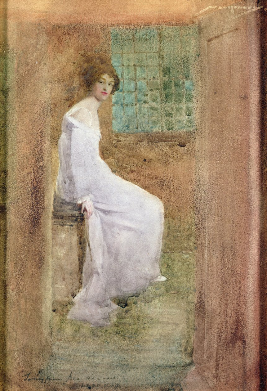 Dame en blanc - William Lee Hankey