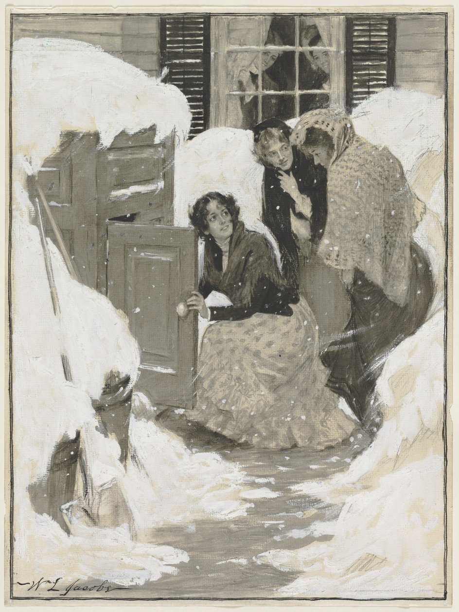 Esquisse pour une illustration de livre - William Leroy Jacobs