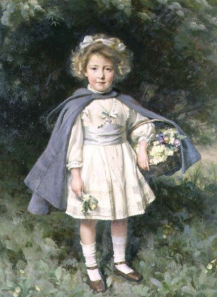 Portrait de Patricia Anley - William Logsdail