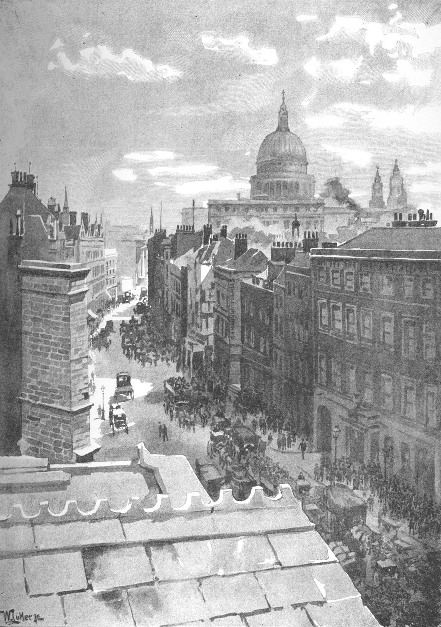 Rue Aldersgate, 1891 - William Luker