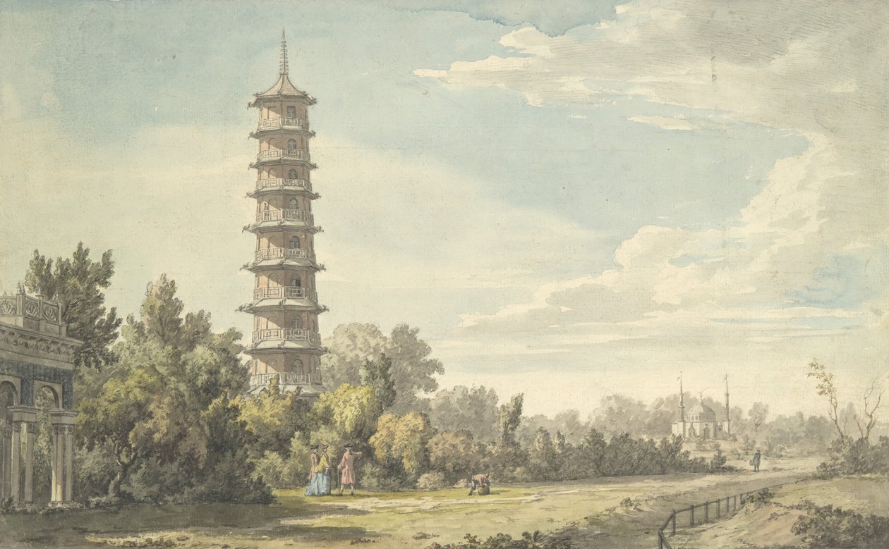 Vue de la nature sauvage à Kew - William Marlow