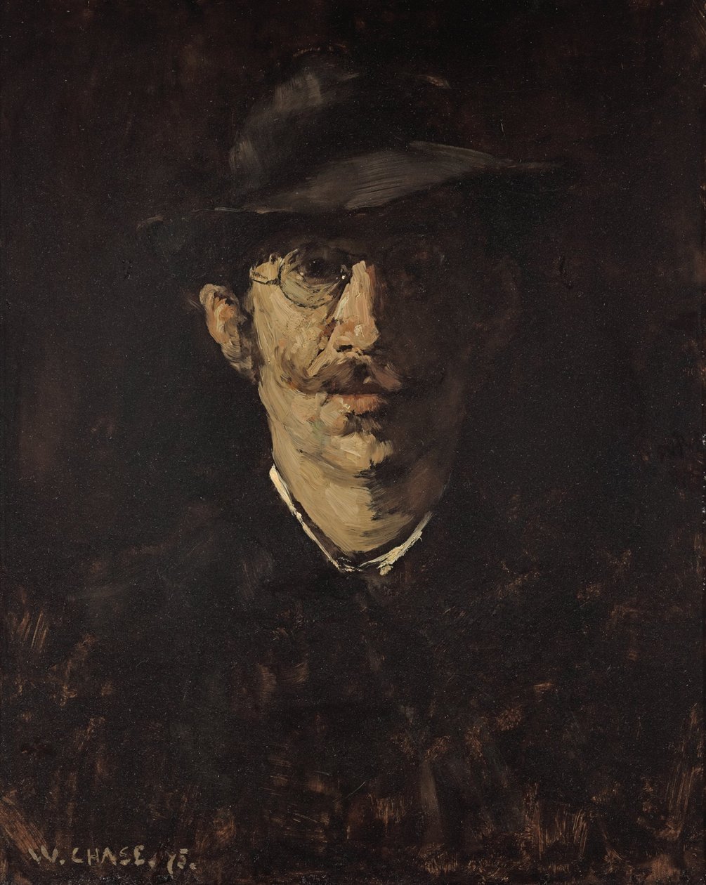 Portrait de Hugo von Habermann - William Merritt Chase
