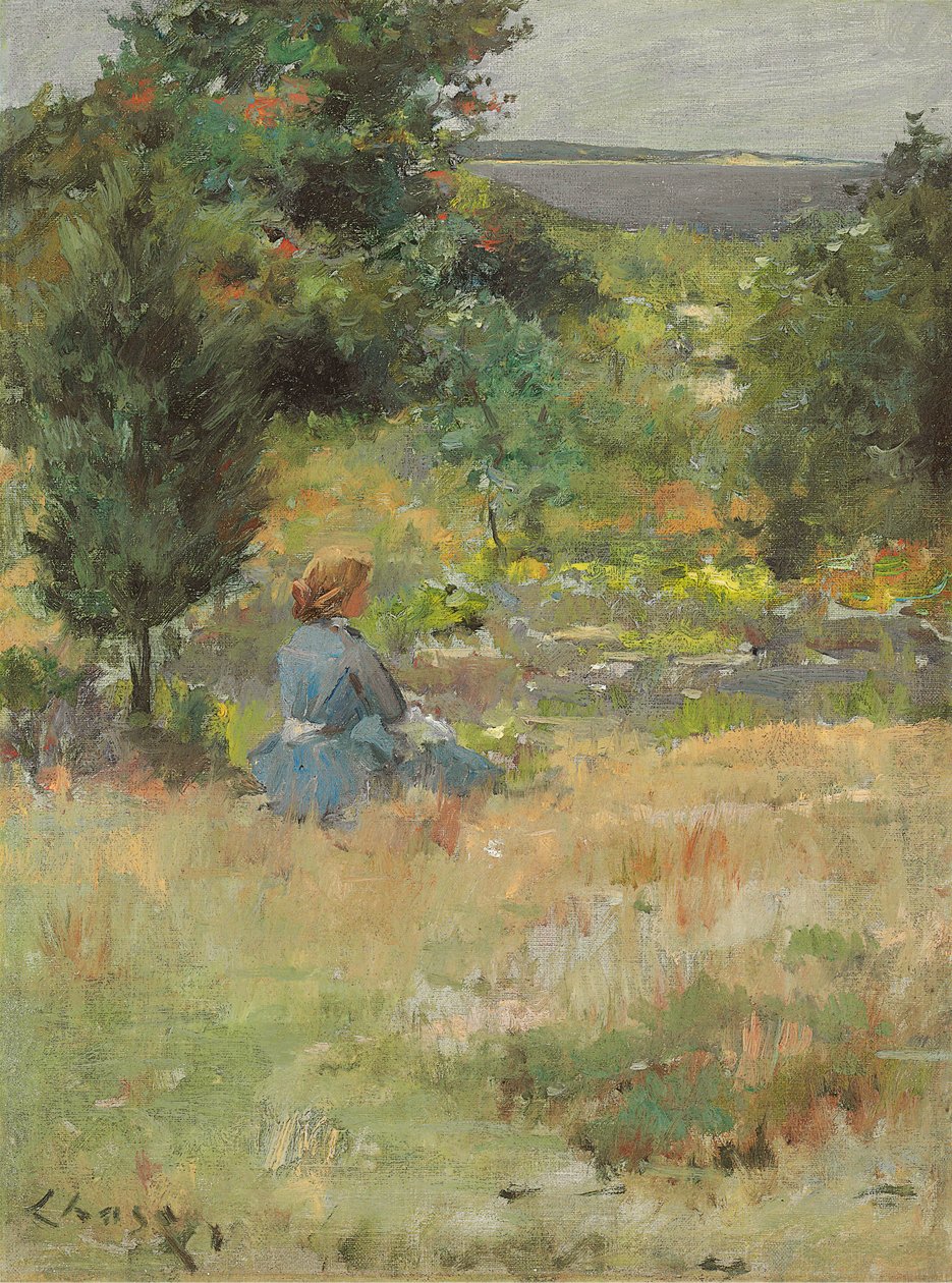 Fille à Shinnecock Hills, c.1897 - William Merritt Chase