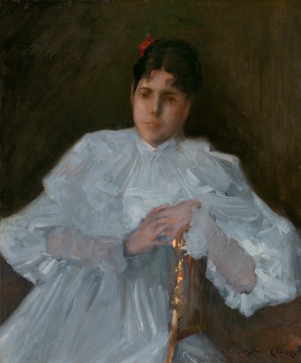 Fille en blanc - William Merritt Chase