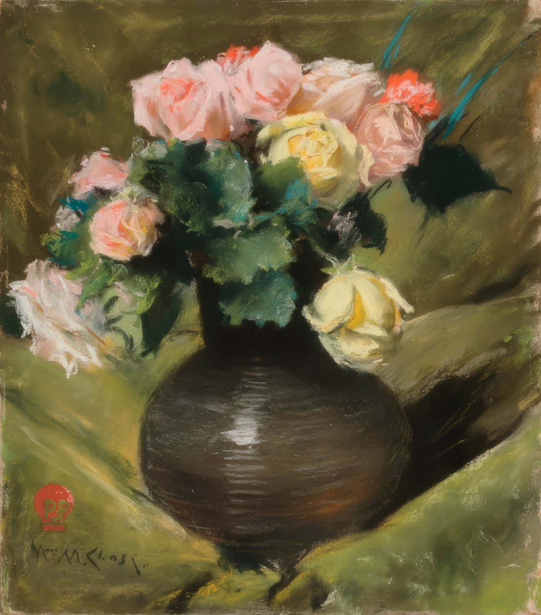 Roses - William Merritt Chase