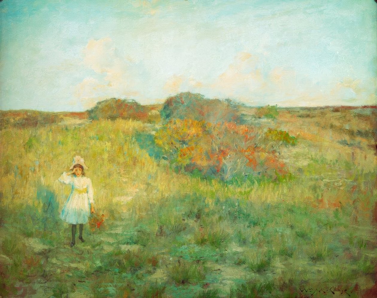 Coucher de soleil à Shinnecock - William Merritt Chase