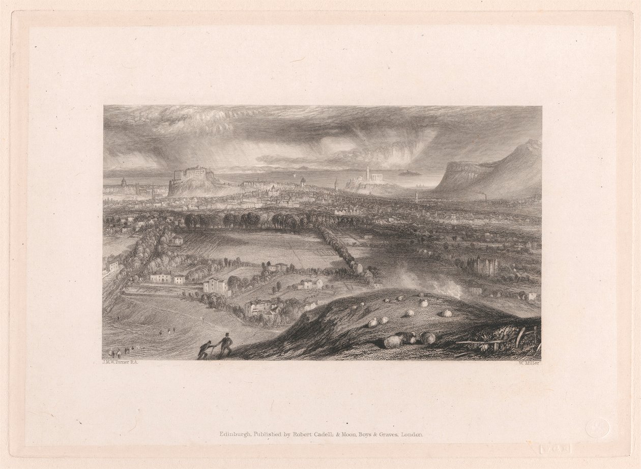 Édimbourg depuis Blackford - William Miller