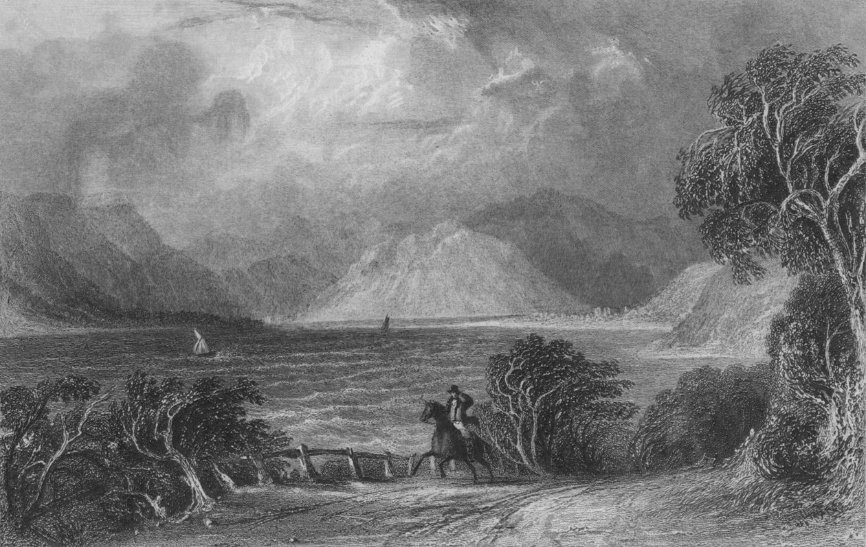 Ullswater depuis Pooly Bridge, vers 1835 - William Miller