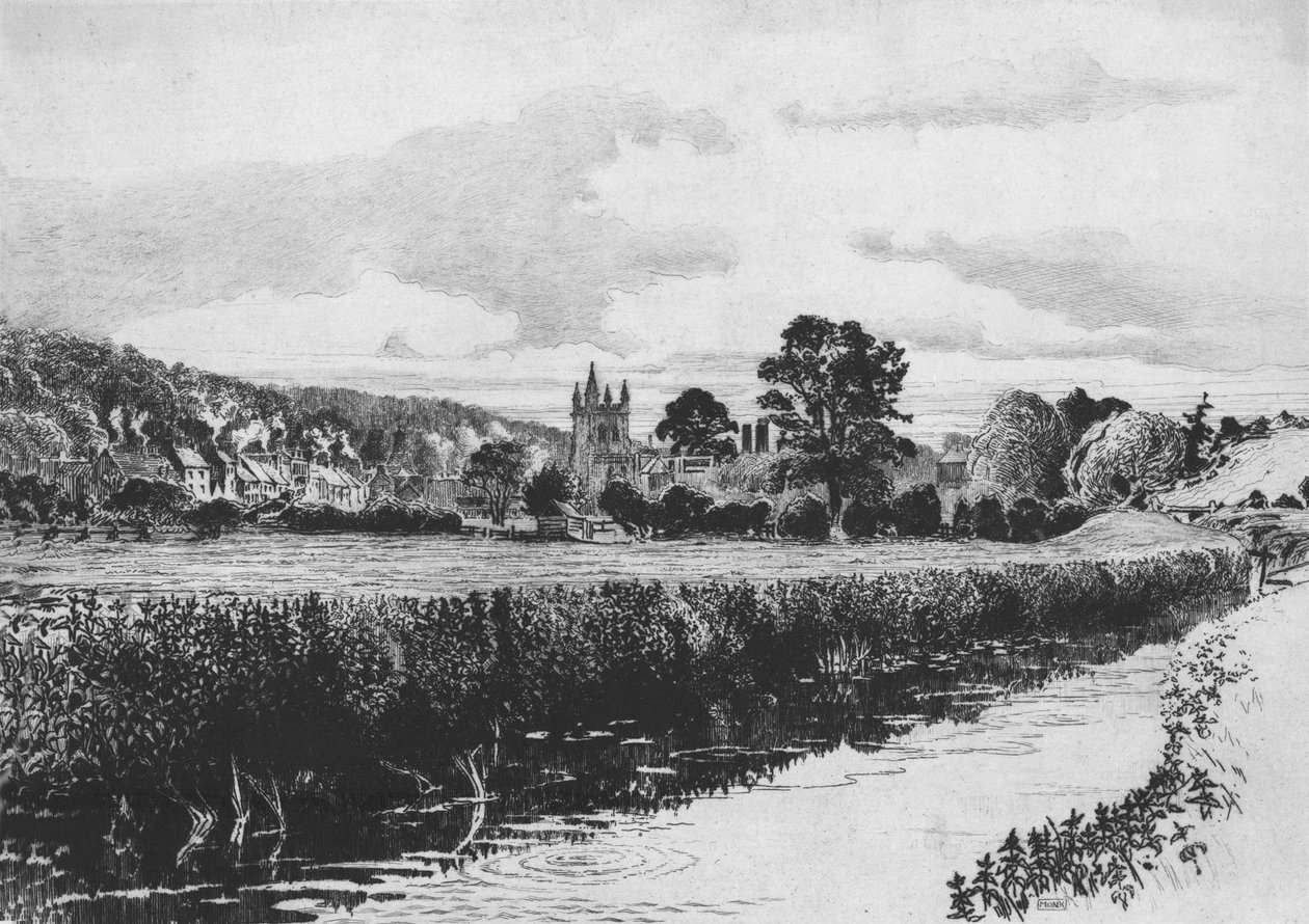 Amersham et la rivière Misbourne, 1904 - William Monk
