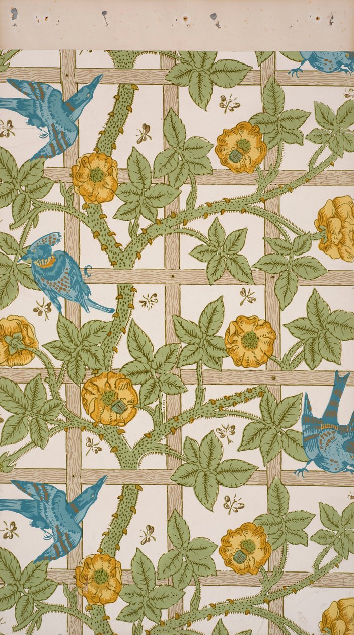 Trellis. Papier peint, 1862 - William Morris