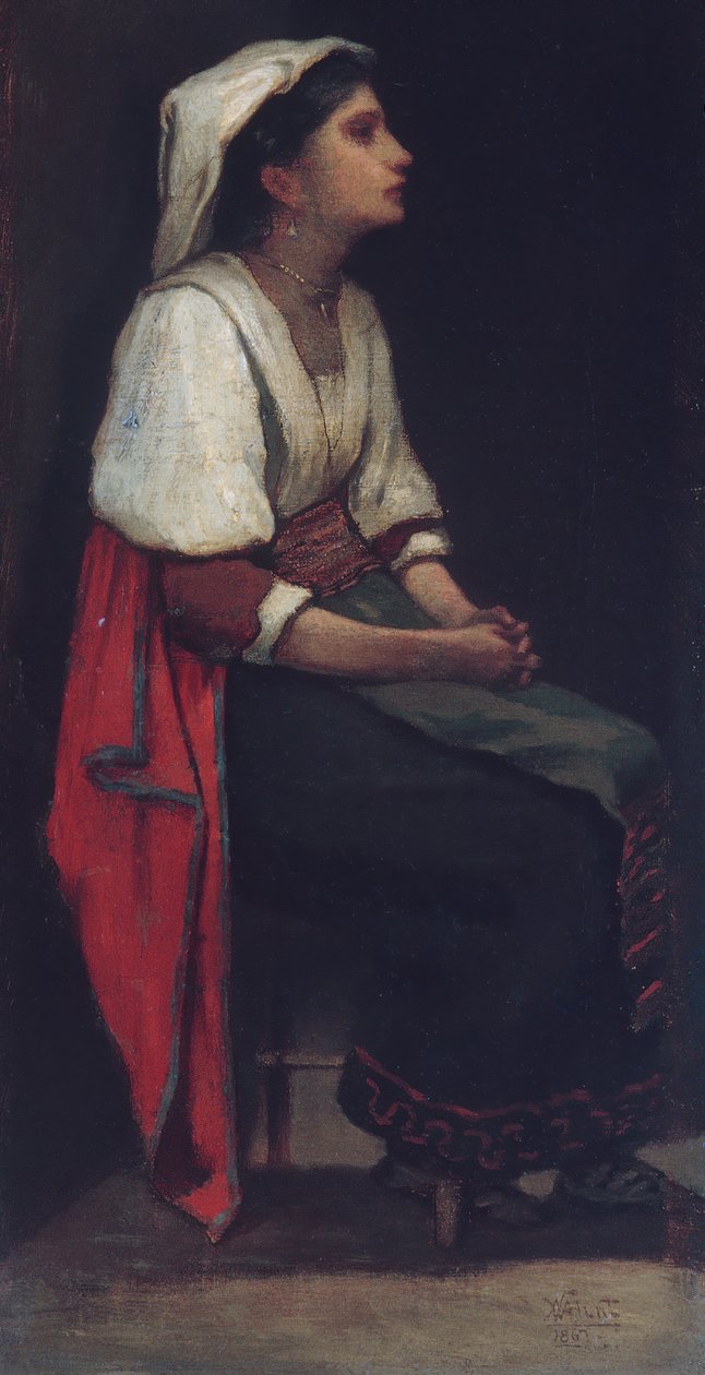 Fille italienne, 1867 - William Morris Hunt
