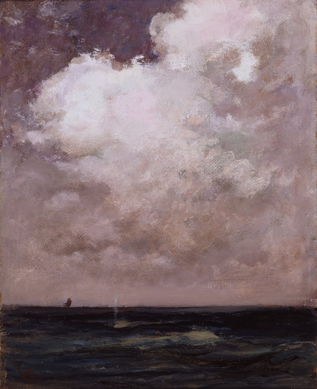 Le rorqual à bec jaune - William Morris Hunt