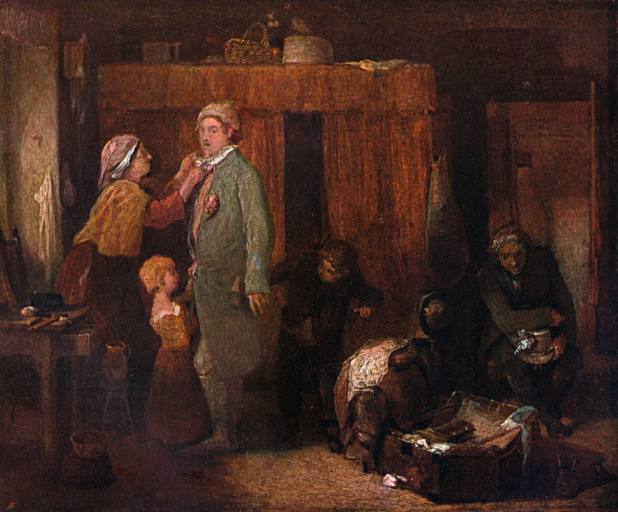 Le jour du mariage, vers 1845, 1904 - William Mulready