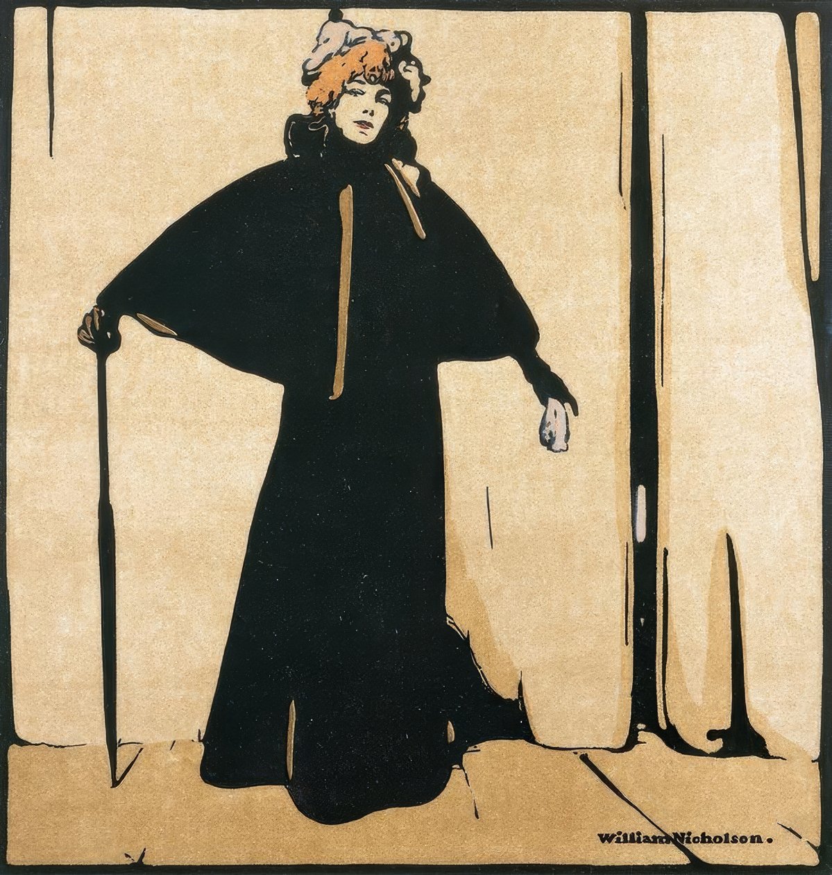 Portrait de Sarah Bernhardt - William Nicholson
