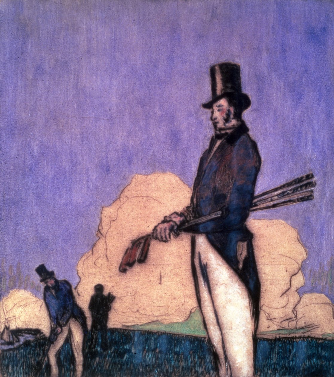 Étude de golfeurs - William Nicholson