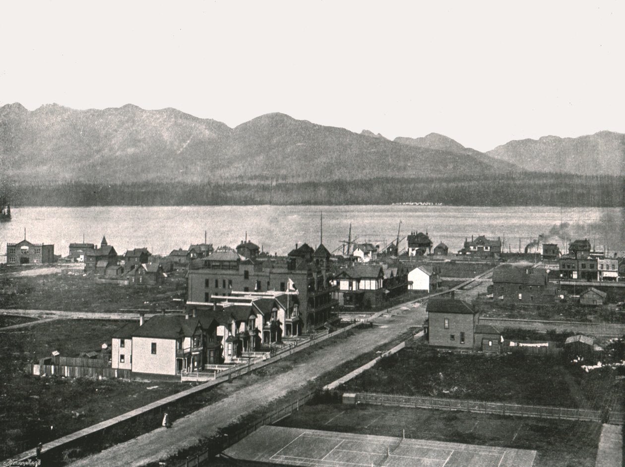 Le port, Vancouver, Canada, 1895 - William Notman and Son