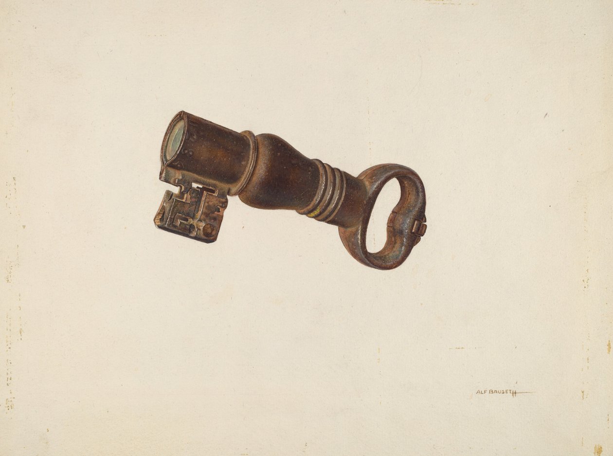 Tirelire Clé, vers 1940 - William O. Fletcher
