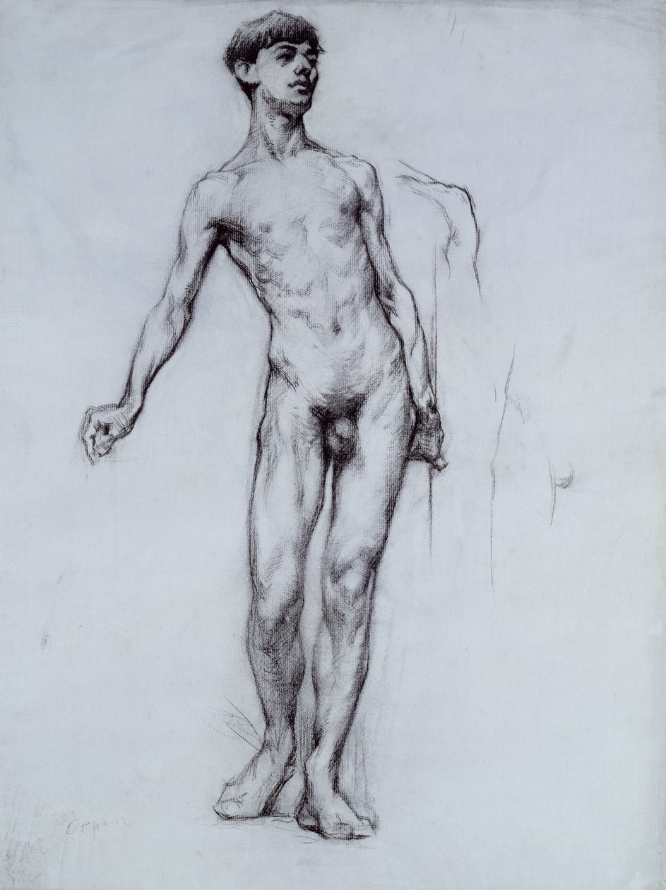 Jeune homme nu - William Orpen