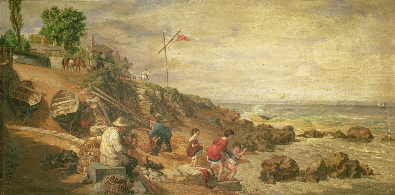 Vue sur mer, île de Wight, 1865 - William Parrott