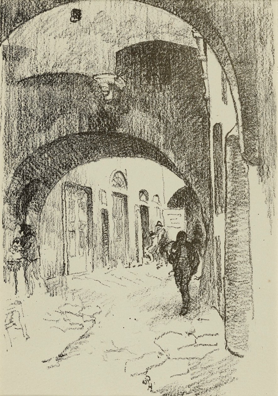 Arches, Via Strozzi - William Penhallow Henderson