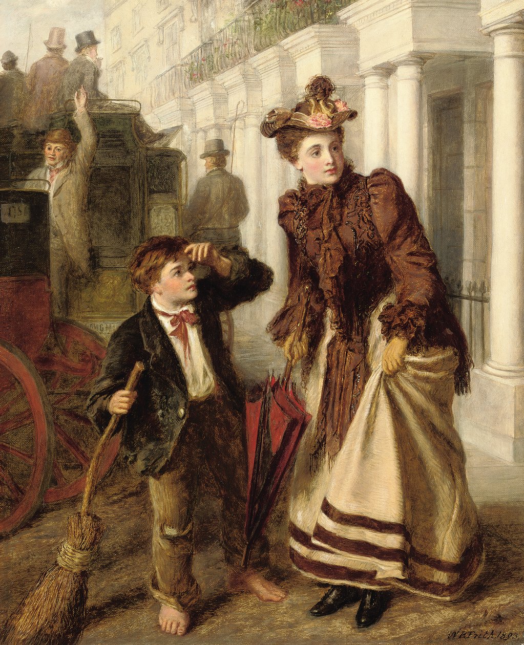 Le balayeur de passage - William Powell Frith