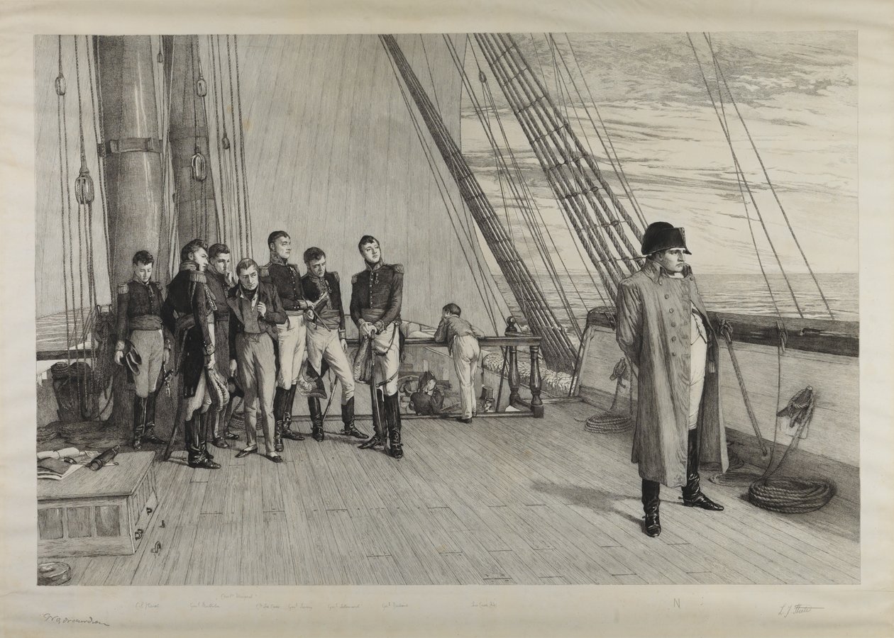 Napoléon à bord du 