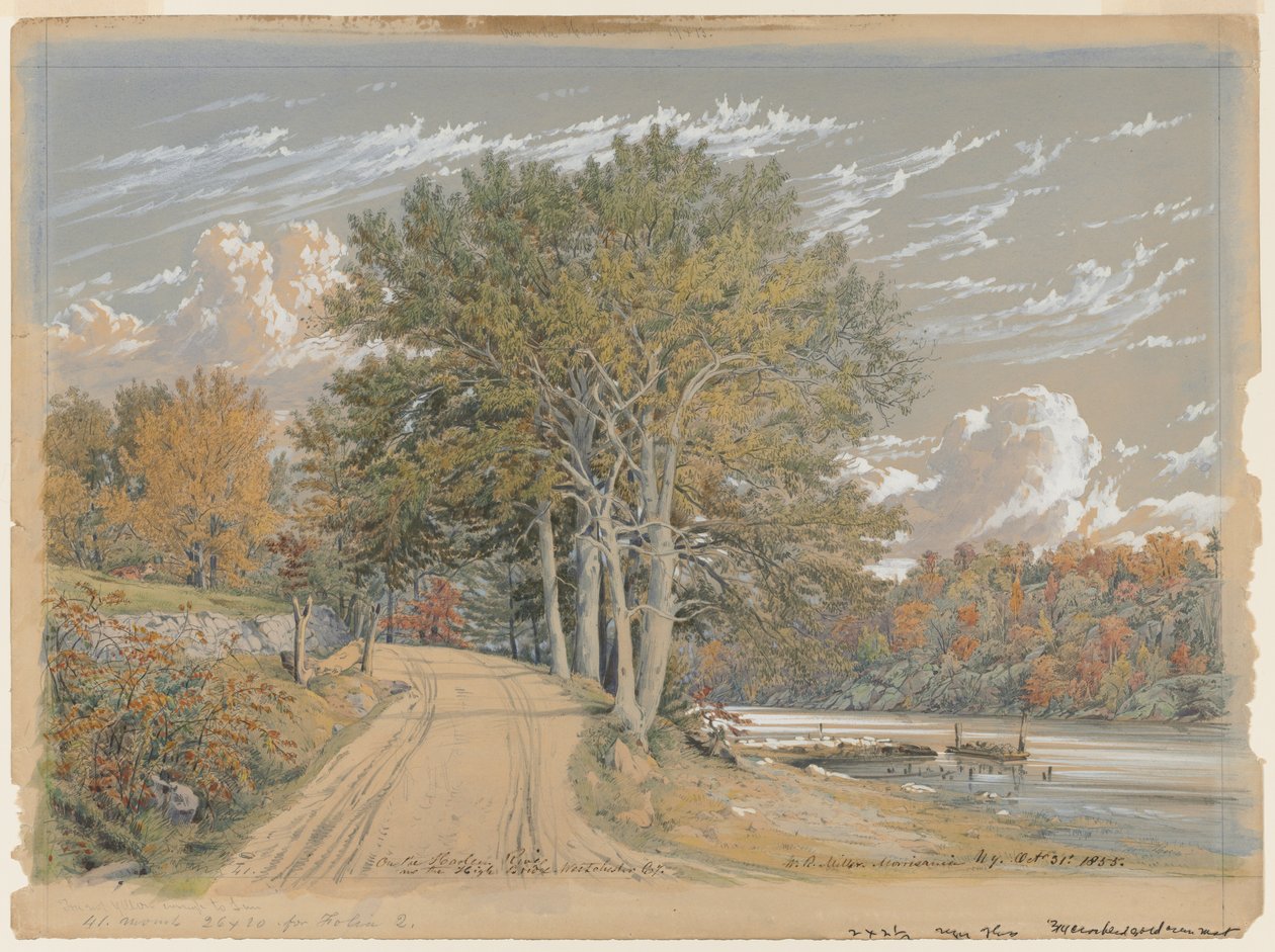 Sur la rivière Harlem, 1855 - William Rickarby Miller