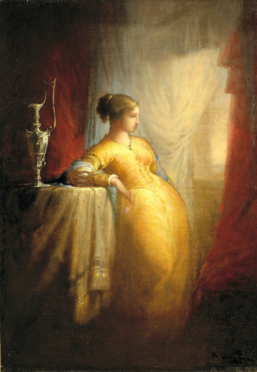 À la fenêtre - William Rimmer