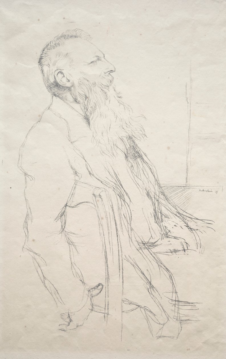 Auguste Rodin, 1897 - William Rothenstein