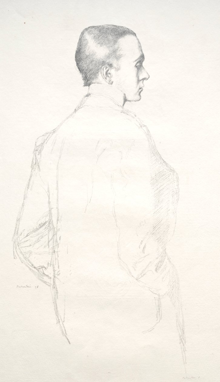 Max Beerbohm, 1898 - William Rothenstein