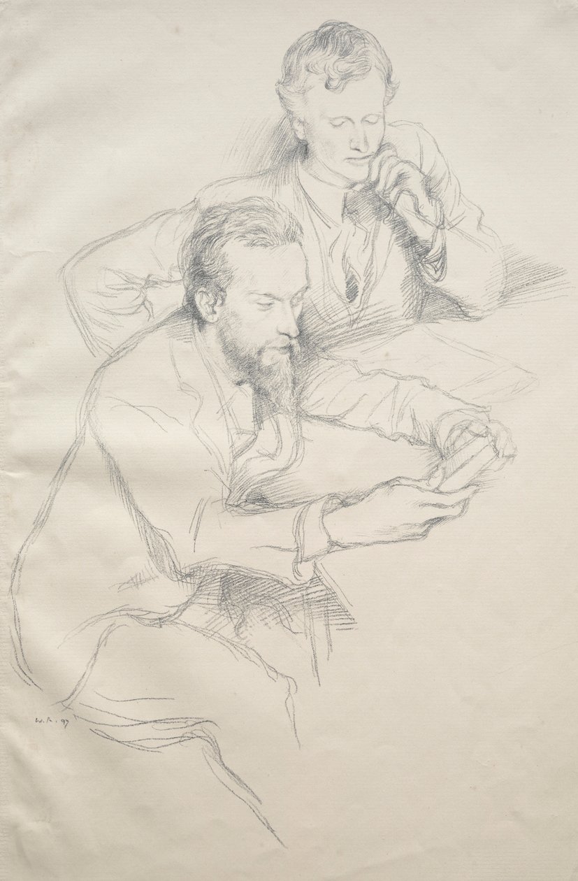 Ricketts et Shannon, 1897 - William Rothenstein