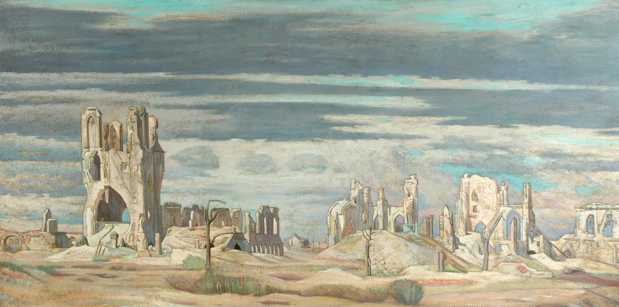 La Halle aux Draps, Ypres - William Rothenstein