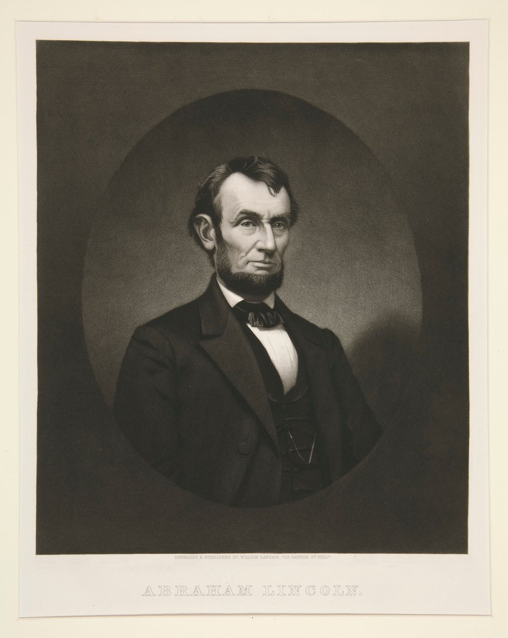 Abraham Lincoln - William Sartain