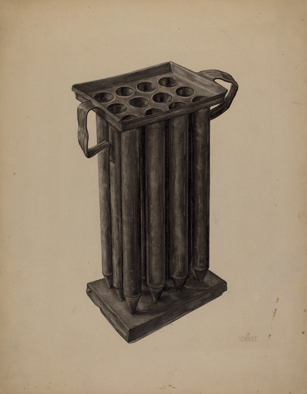 Moule à bougie - William Schmidt
