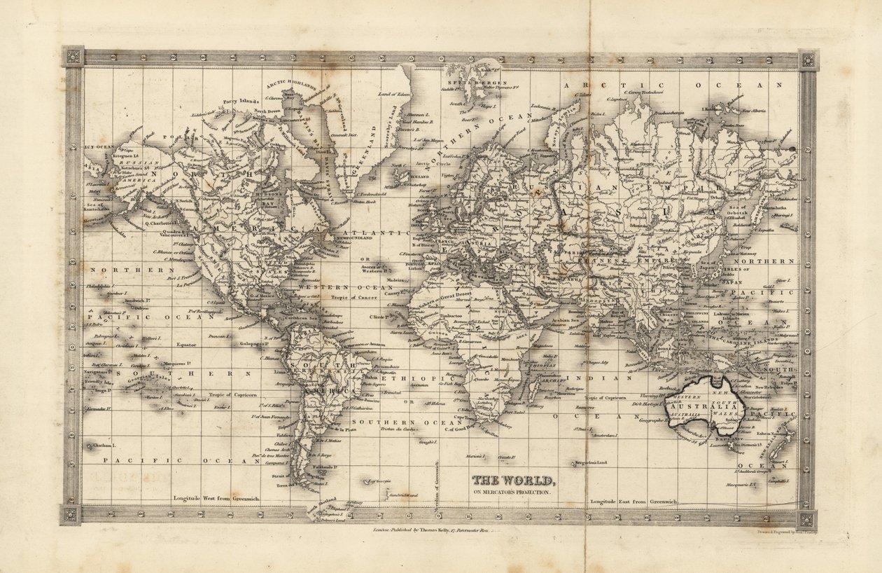 Carte du Monde - William Smellie