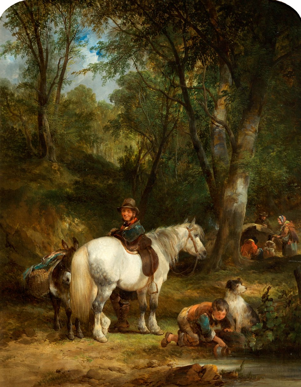 Campement de gitans - William Snr. (circle of) Shayer