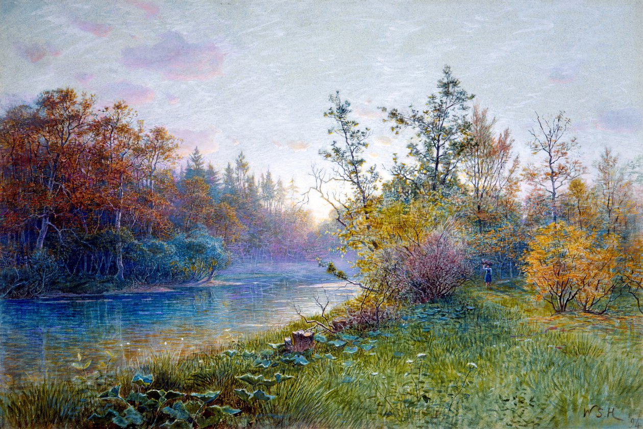 Barrage de moulin à Traunstein - William Stanley Haseltine