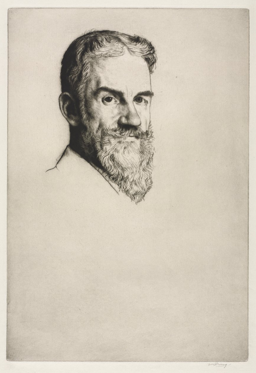 George Bernard Shaw, 1907 - William Strang