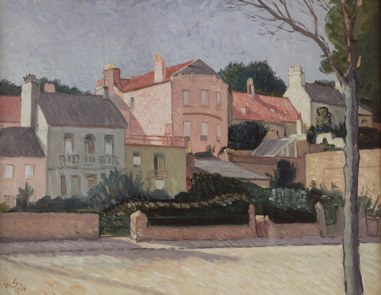 Maisons à Hampstead, 1914 - William Strang