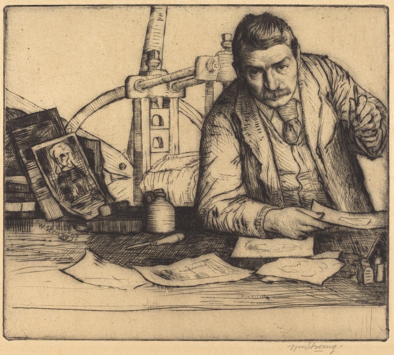 Autoportrait - William Strang