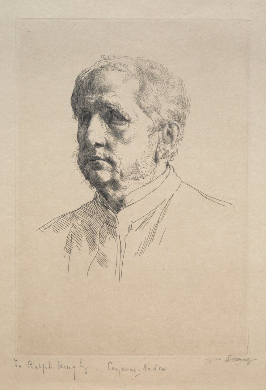 Sir Francis Seymour Haden, 1883 - William Strang
