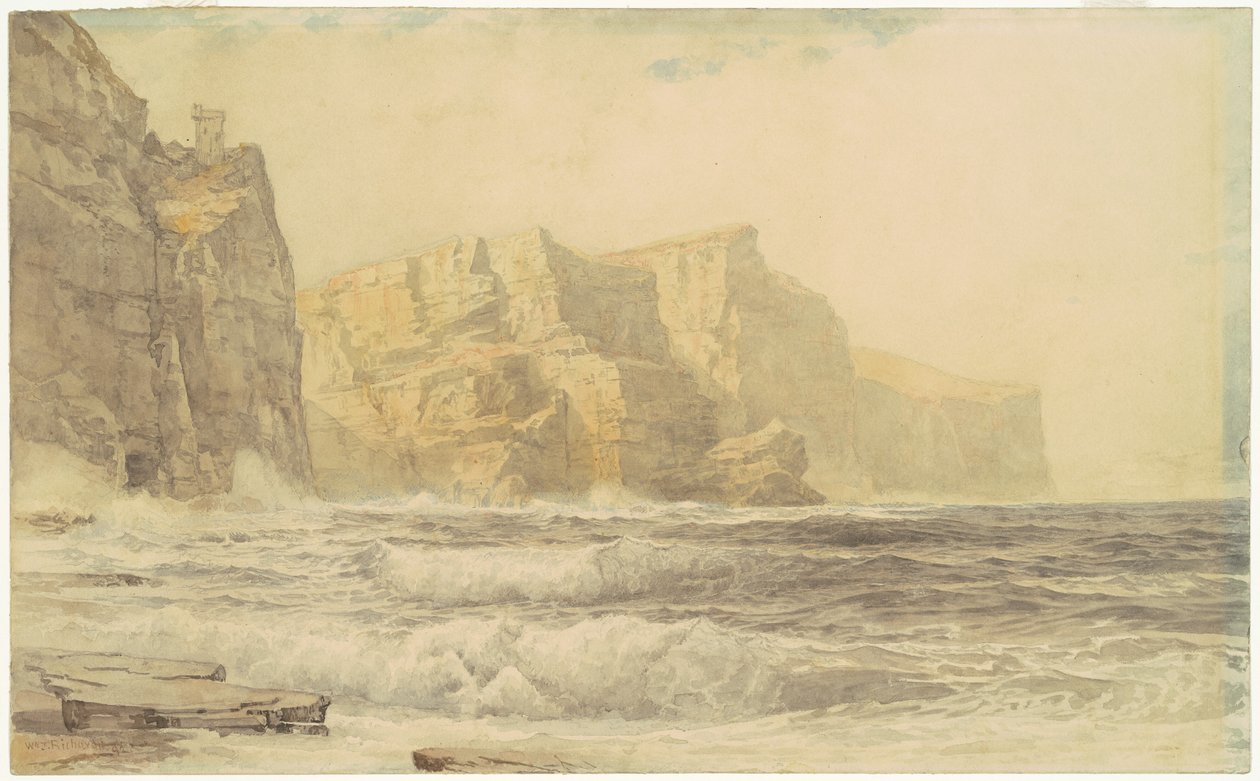 Château de Baldart, Kilkee, comté de Clare, Irlande - William Trost Richards