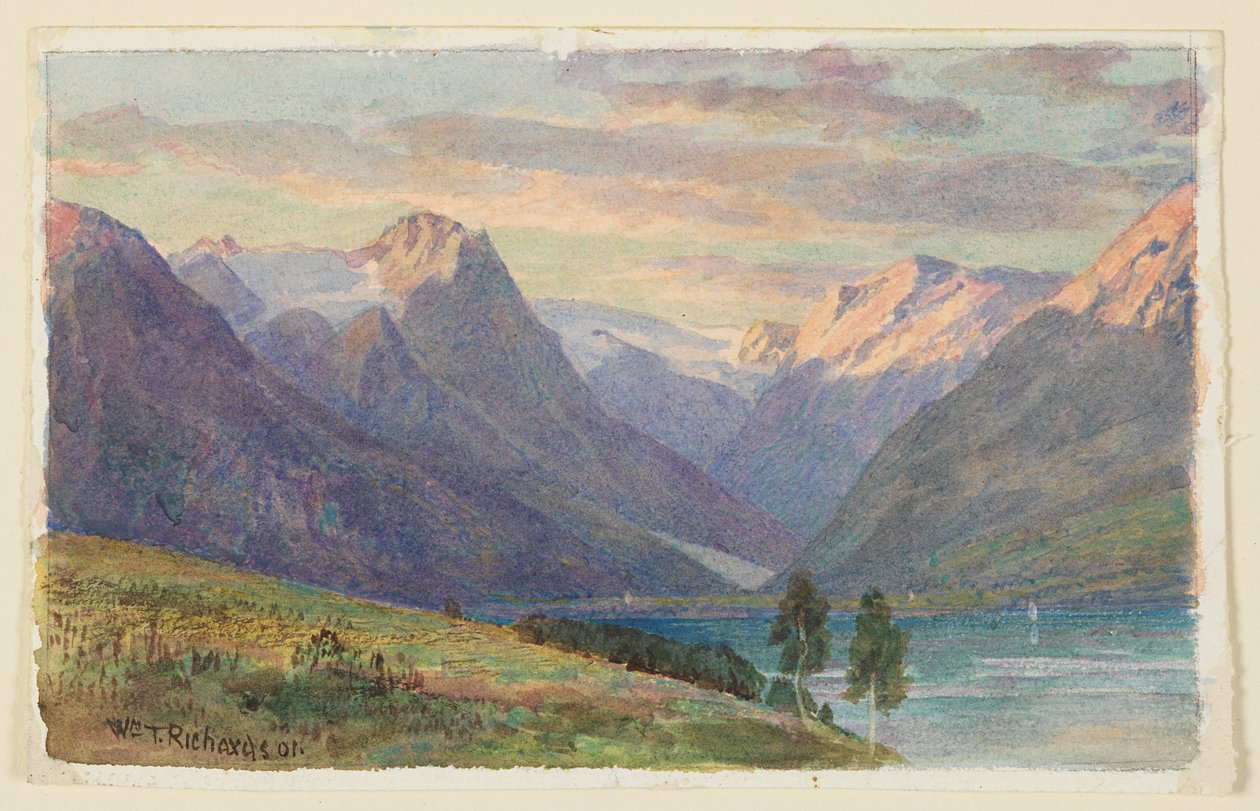 Fjord en Norvège - William Trost Richards