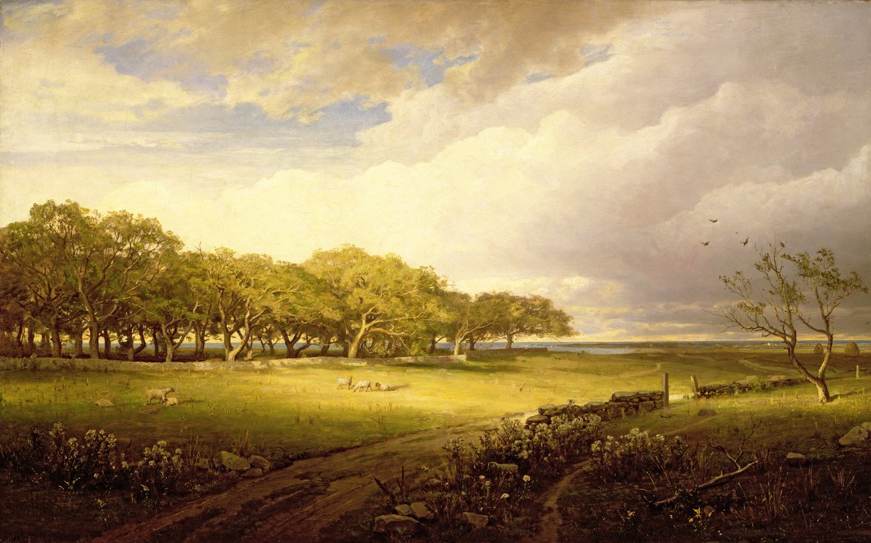 Vieux verger à Newport - William Trost Richards