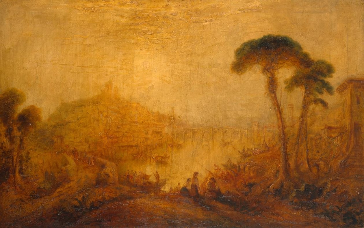 Paysage antique avec personnages - Joseph Mallord William Turner