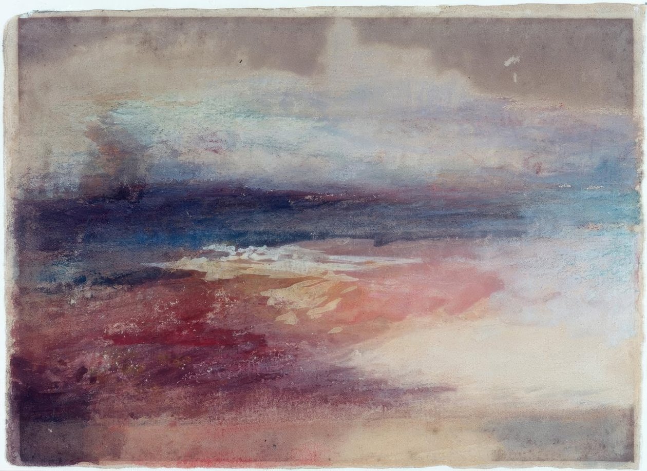 Vue côtière au coucher du soleil - Joseph Mallord William Turner