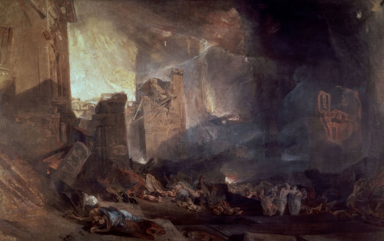 Destruction de Sodome – XIXe siècle – Romantisme anglais - Joseph Mallord William Turner