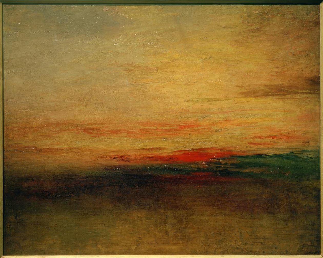 Coucher de soleil (?) - Joseph Mallord William Turner