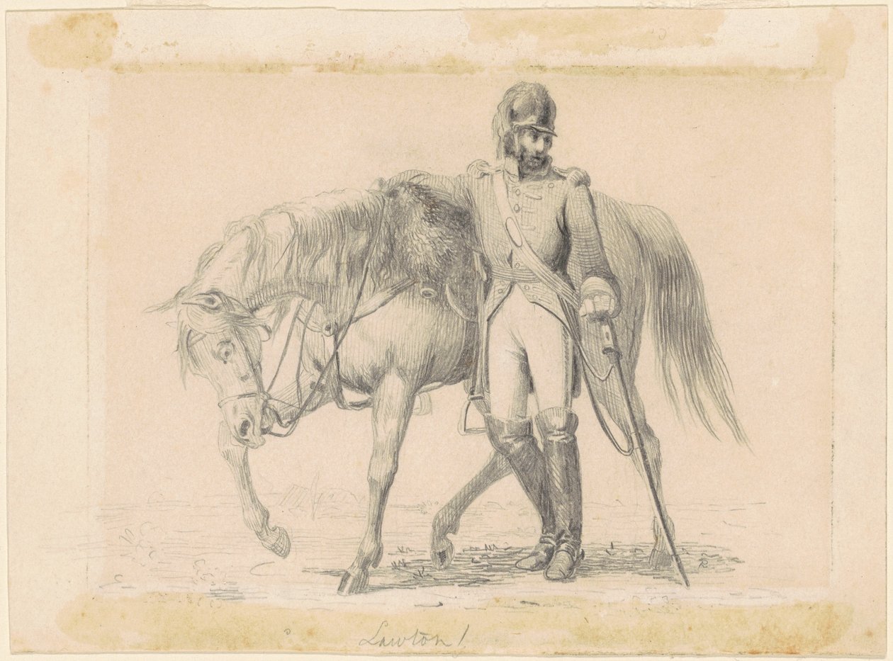 Dragon avec son cheval - William Tylee Ranney